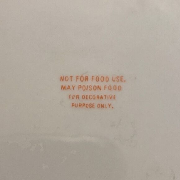 Burgundy Gold Green Floral Decorative Oriental Plate Gold Rim Raised Gold Accent - Picture 8 of 8